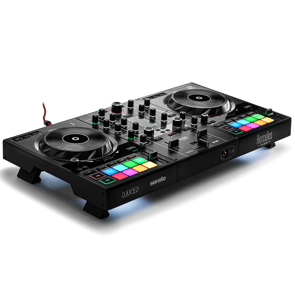 Hercules USB DJ controller with built-in audio interface, AMS-DJC