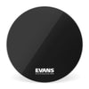 Evans MX1 Black Marching Bass Drum Head, 26 Inch