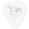 D'Luca Celluloid Standard Guitar Picks White 0.70mm Medium 10 Pack