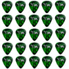 D'Luca Celluloid Standard Guitar Picks Green Pearl 0.50 mm Light 25 Pack