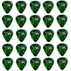 D'Luca Celluloid Standard Guitar Picks Green Pearl 0.70mm Medium 25 Pack