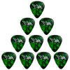 D'Luca Celluloid Standard Guitar Picks Green Pearl 1.25mm Extra Heavy 10 Pack