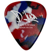 D'Luca Celluloid Standard Guitar Picks Multi-Color 0.50 mm Light 10 Pack