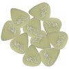 D'Luca Celluloid Standard Guitar Picks Cellu-Glo 0.50 mm Light 10 Pack