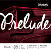 D'Addario Prelude Cello String Set, 4/4 Scale, Medium Tension