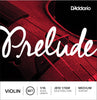 D'Addario Prelude Violin String Set, 1/16 Scale, Medium Tension