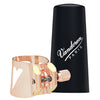 Vandoren Optimum Ligature and Plastic Cap for Bb Clarinet, Pink Gold