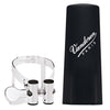 Vandoren M|O Ligature and Plastic Cap for Eb Clarinet, Silver Plated