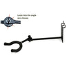 D'Luca 7" Standard Guitar Hanger Adjustable Fits Slatwall And Peg Wall