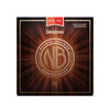 D'Addario NB13556BT Acoustic Guitar Strings, Balanced Tension Medium, 13.5-56