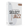 D'Addario Organic Select Jazz Unfiled Alto Sax Reeds, Strength 2 Hard, 10-pack