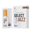 D'Addario Organic Select Jazz Unfiled Alto Sax Reeds, Strength 2 Hard, 10-pack