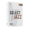 D'Addario Organic Select Jazz Unfiled Alto Sax Reeds, Strength 4 Hard, 10-pack