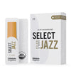 D'Addario Organic Select Jazz Filed Alto Sax Reeds, Strength 2 Soft, 10-pack