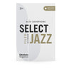 D'Addario Organic Select Jazz Filed Alto Sax Reeds, Strength 3 Hard, 10-pack