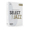 D'Addario Organic Select Jazz Filed Alto Sax Reeds, Strength 3 Hard, 10-pack