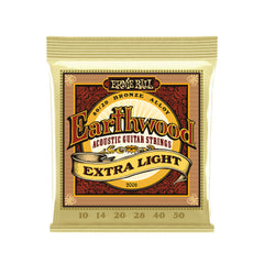 Ernie Ball Earthwood Extra Light 80/20 Bronze Acoustic Guitar Strings - 10-50