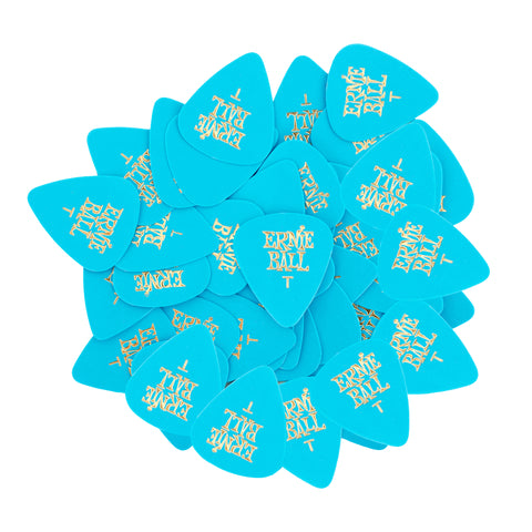 Ernie Ball Thin Blue Cellulose Picks, bag of 144