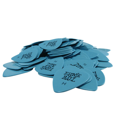 Ernie Ball Heavy Blue Cellulose Picks bag of 144