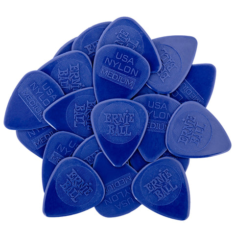 Ernie Ball Medium Injection Molded Nylon Picks 0.72mm bag of 50