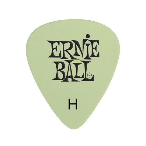 Ernie Ball Super Glow Cellulose Picks Heavy 12-pack