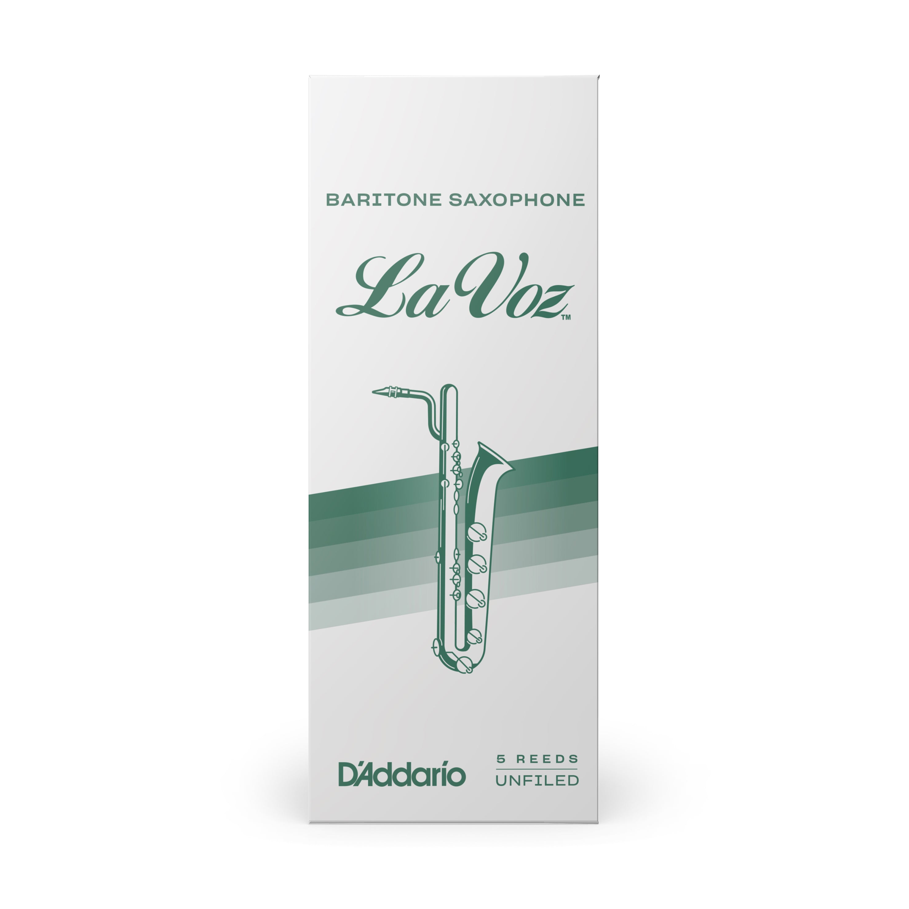 La Voz Baritone Saxophone Reeds, Medium, 5 Pack