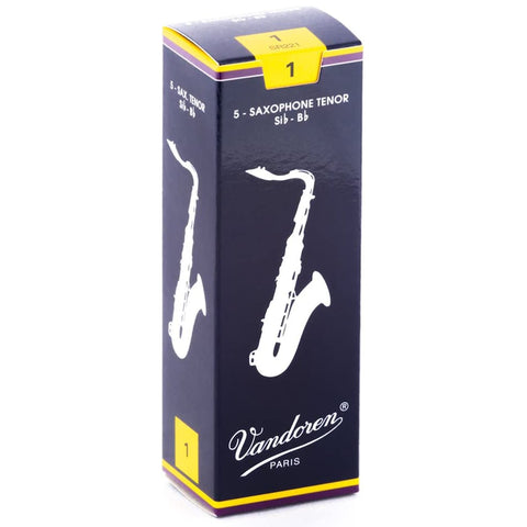 Vandoren Tenor Sax Traditional Reeds Strength 2.5, Box of 5