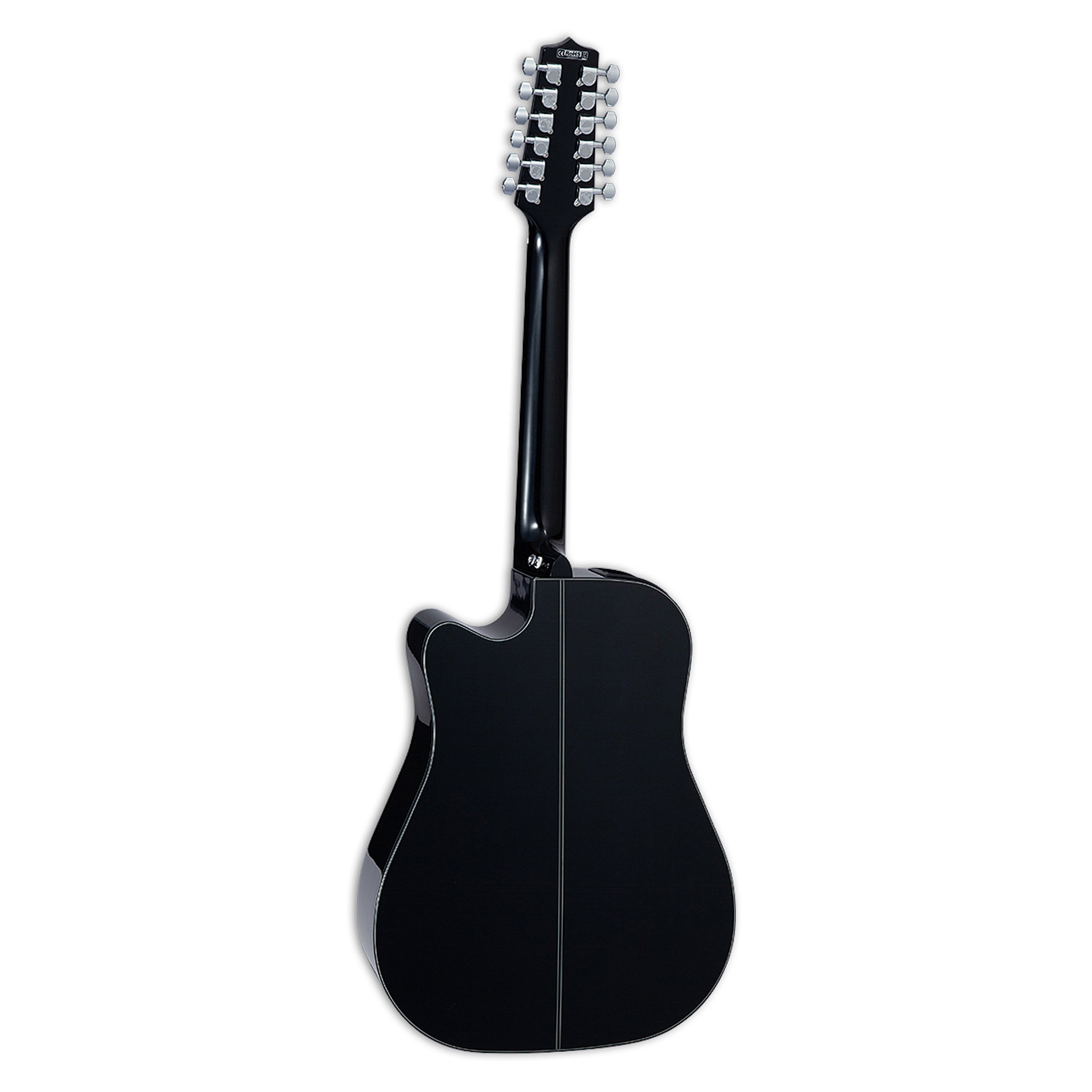 Takamine GD30CE-12 BLK Dreadnought 12 String Acoustic Electric Guitar, Black